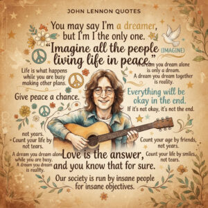 Frases de John Lennon: +80 Citas Célebres e Inspiradoras