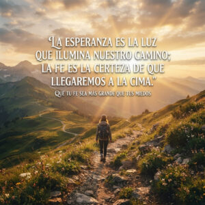 Frases de esperanza de vida y fortaleza espiritual